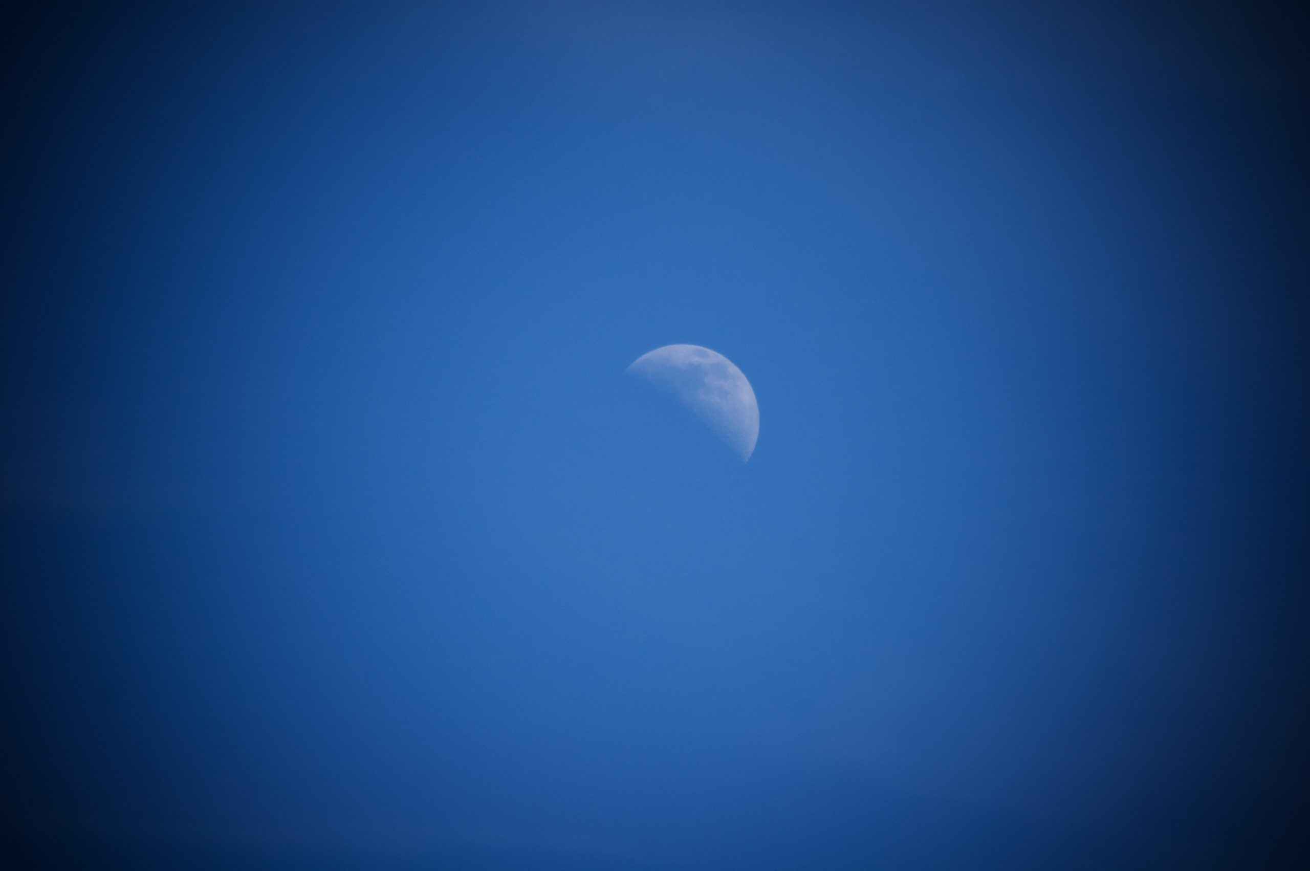 Daytime Moon Vignette