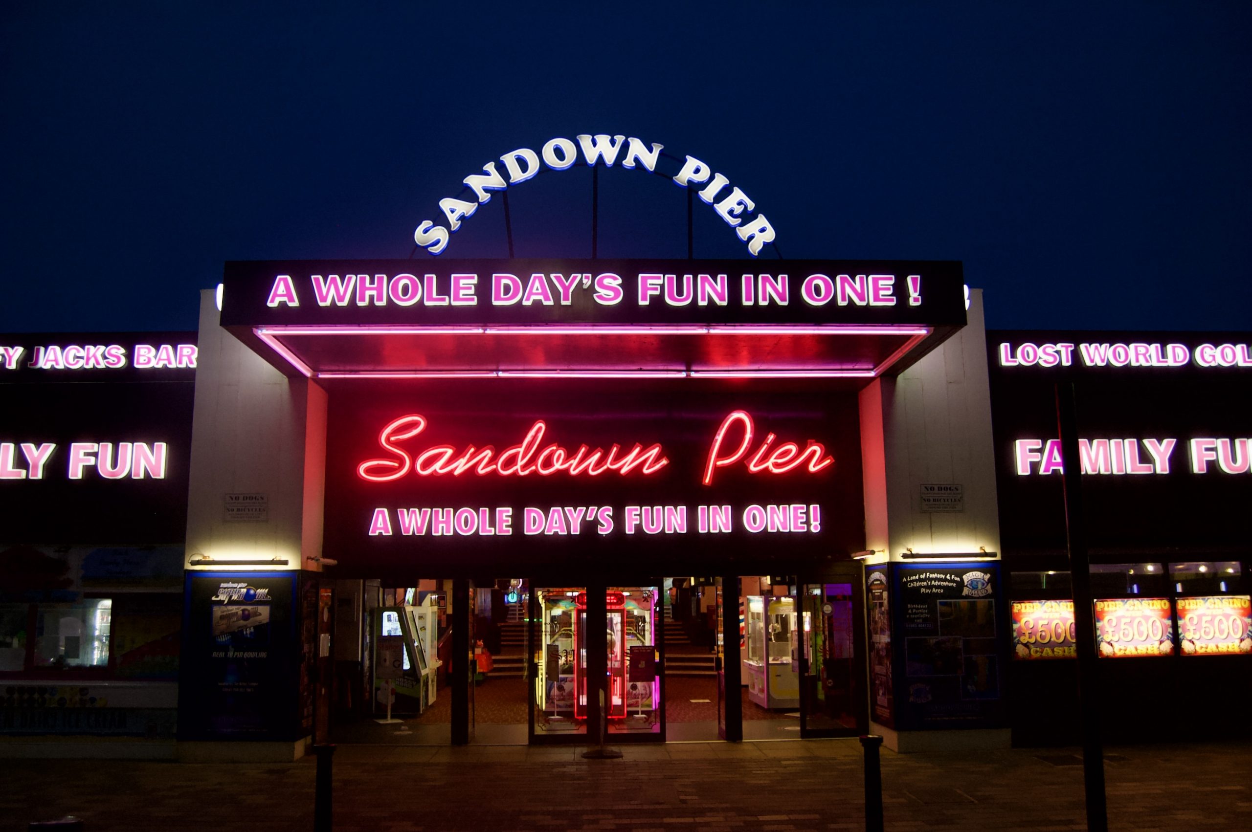 Sandown Pier at Night