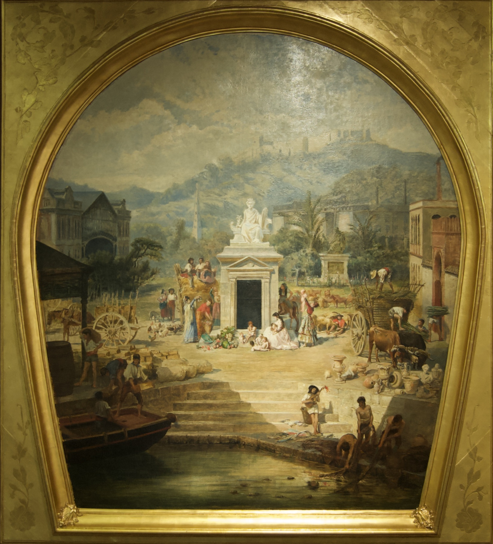 Allegory of History, Industry and Commerce of Malaga
