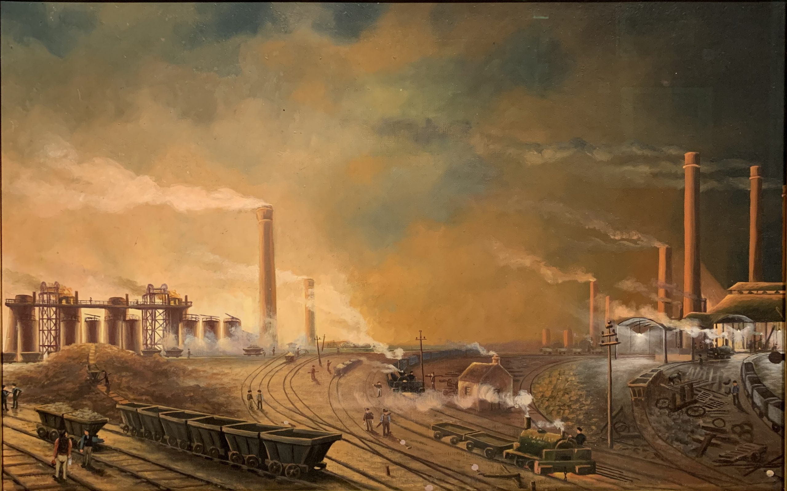 Palmers Blast Furnaces by Night