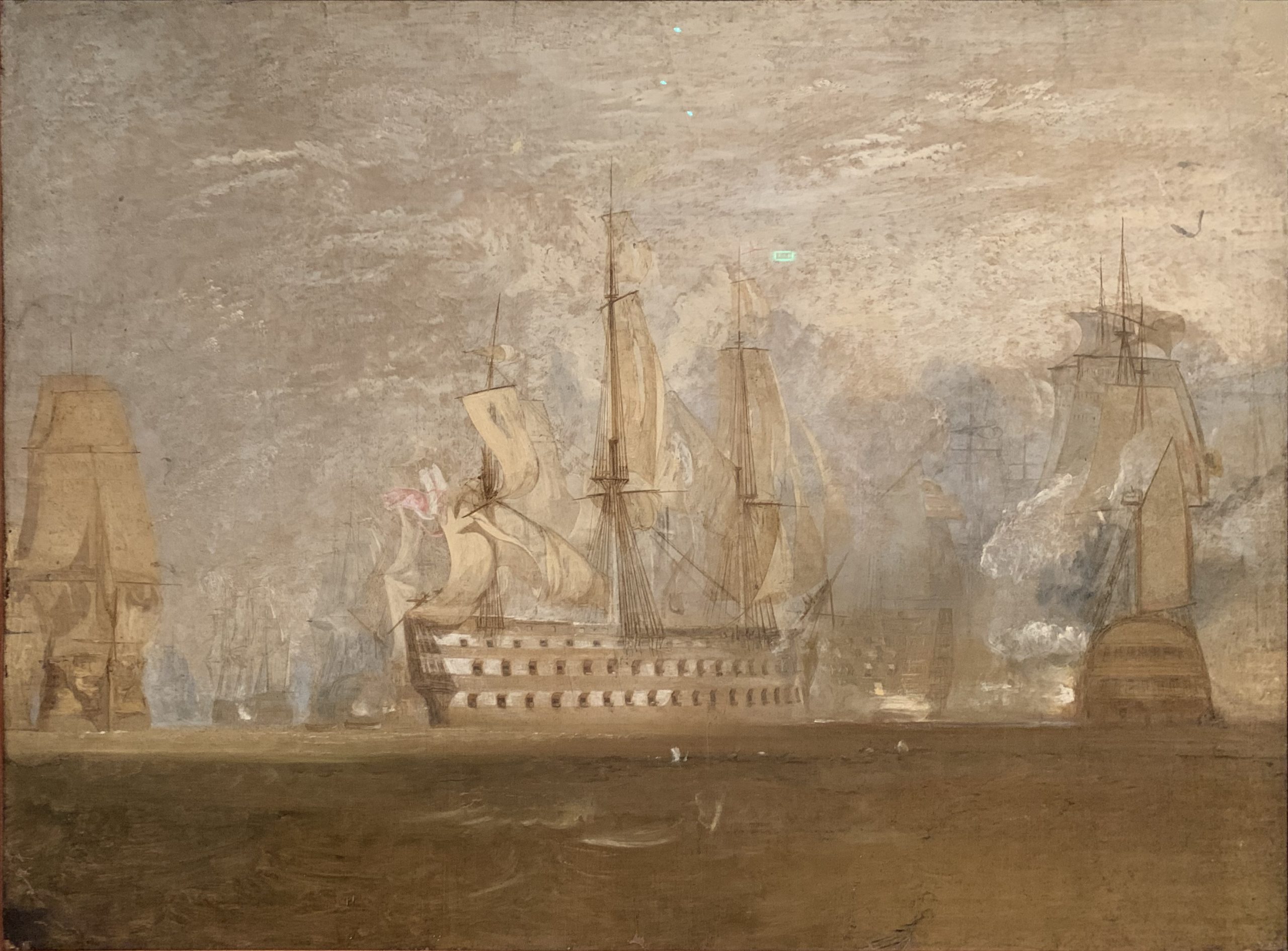 First Sketch for ‘The Battle of Trafalgar’