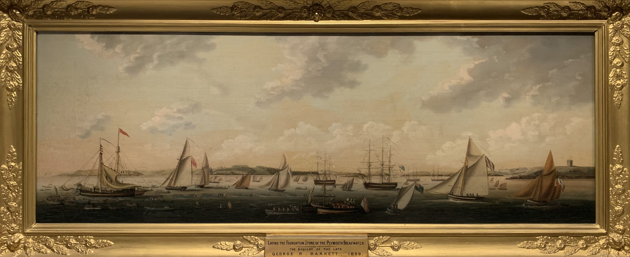 Laying the Foundation Stone of Plymouth Breakwater