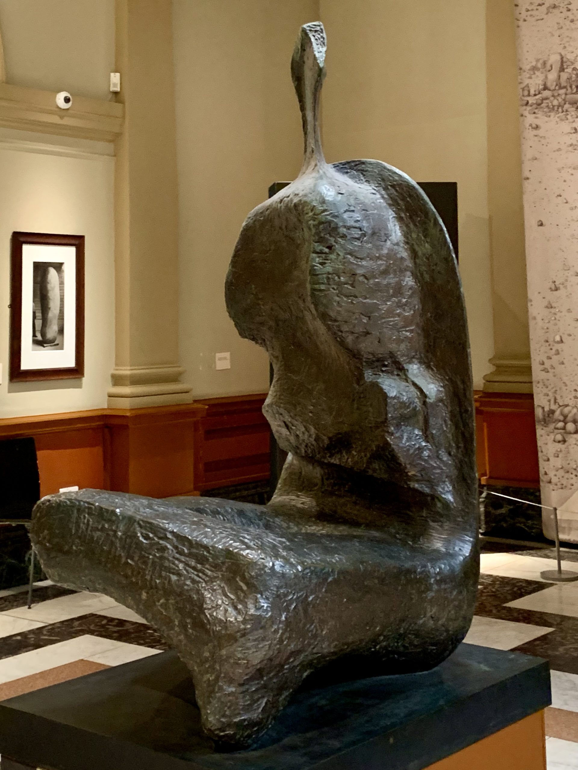 Seated Woman: Thin Neck