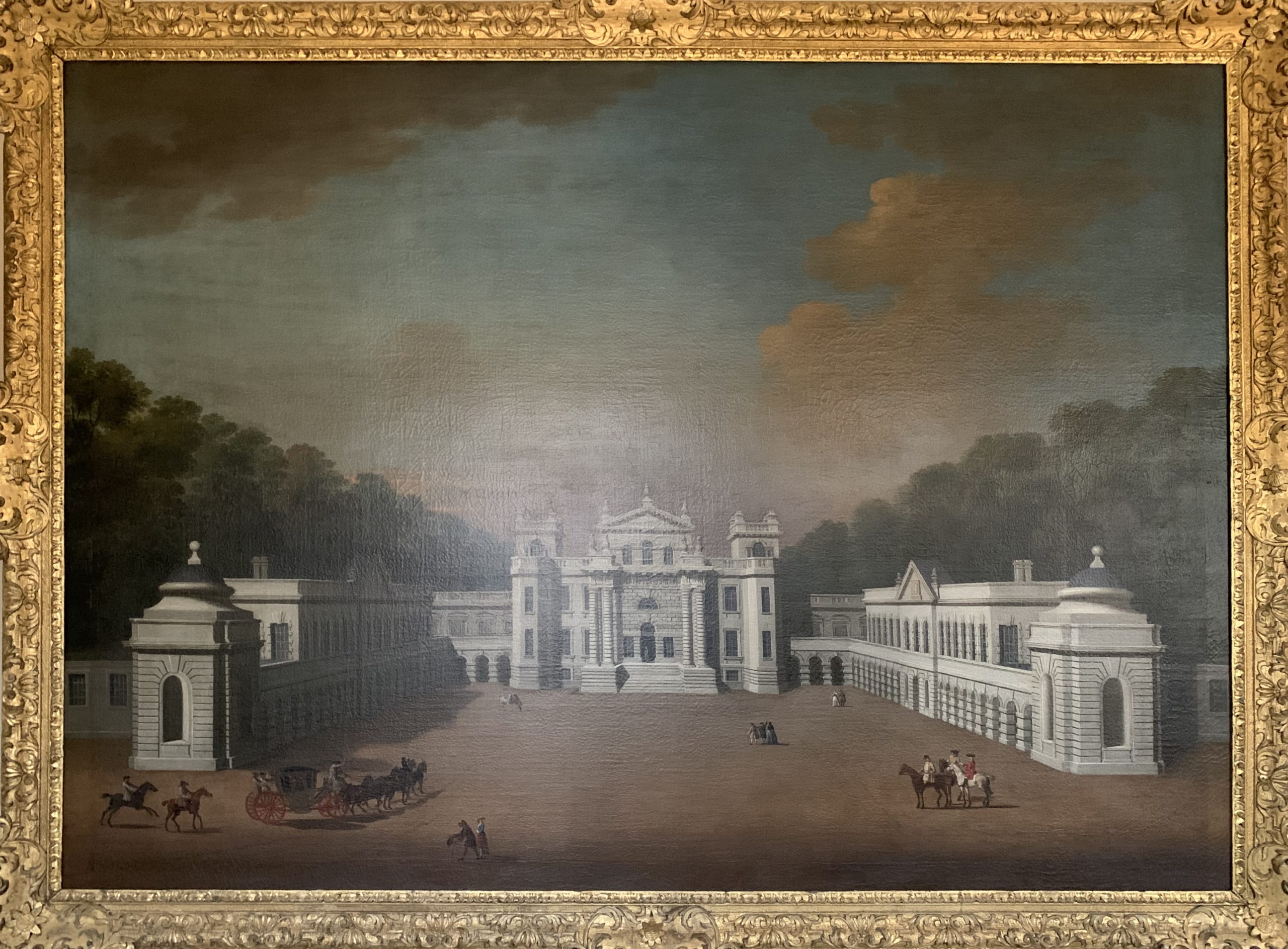 View of North Front (entrance) of Seaton Delaval Hall