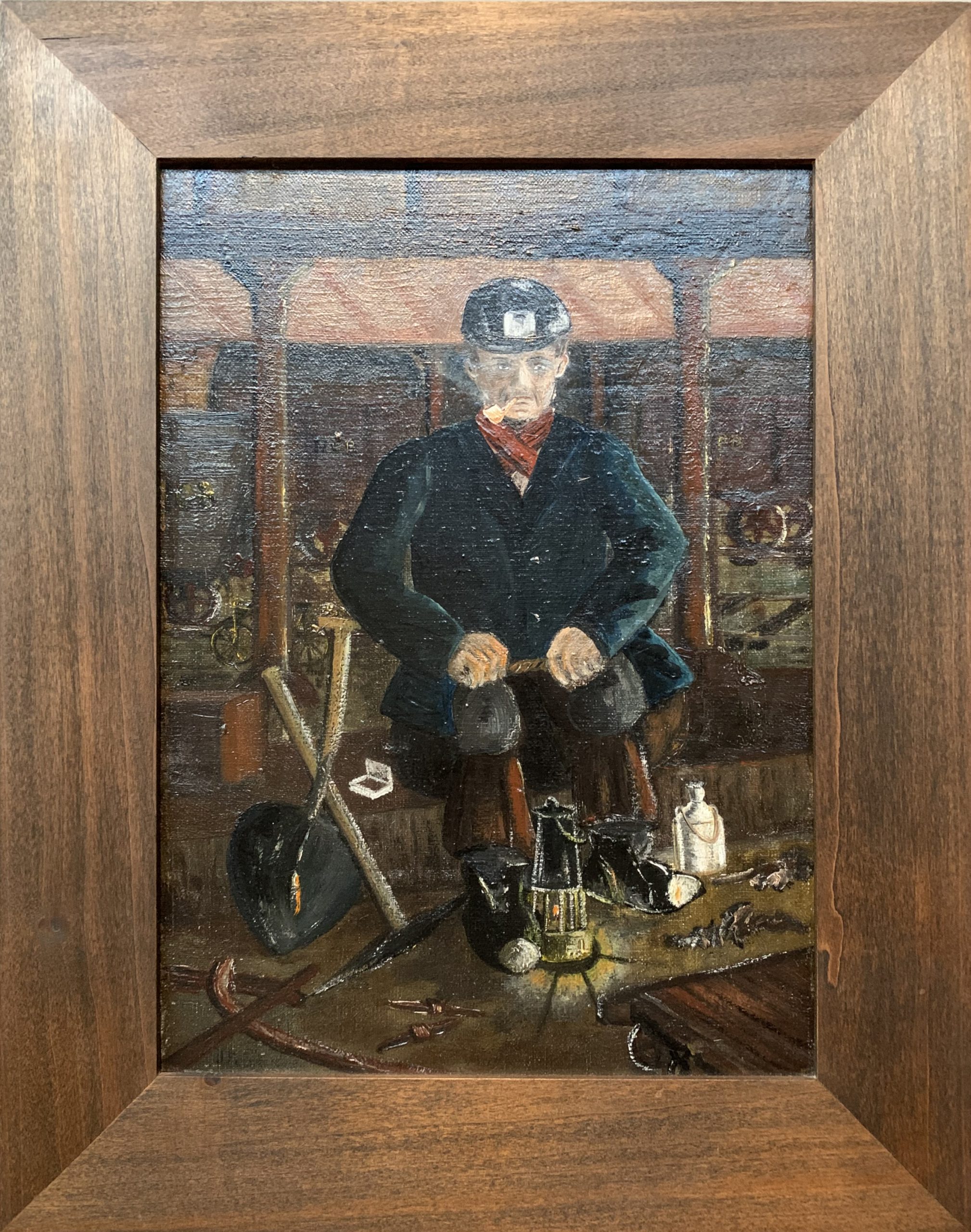 The Miner, the last smoke before descent