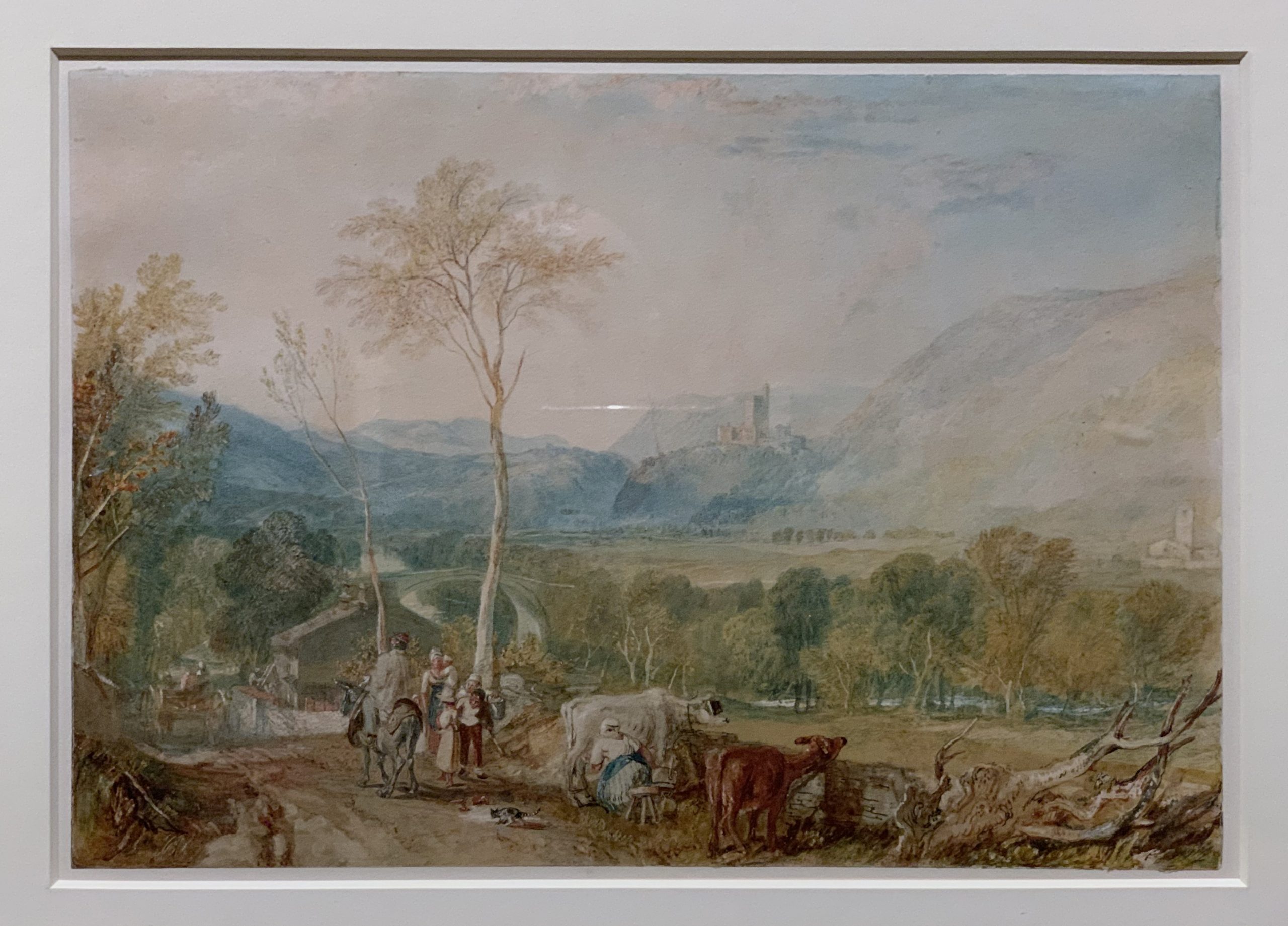 Hornby Castle, Lancashire, from Tatham Church