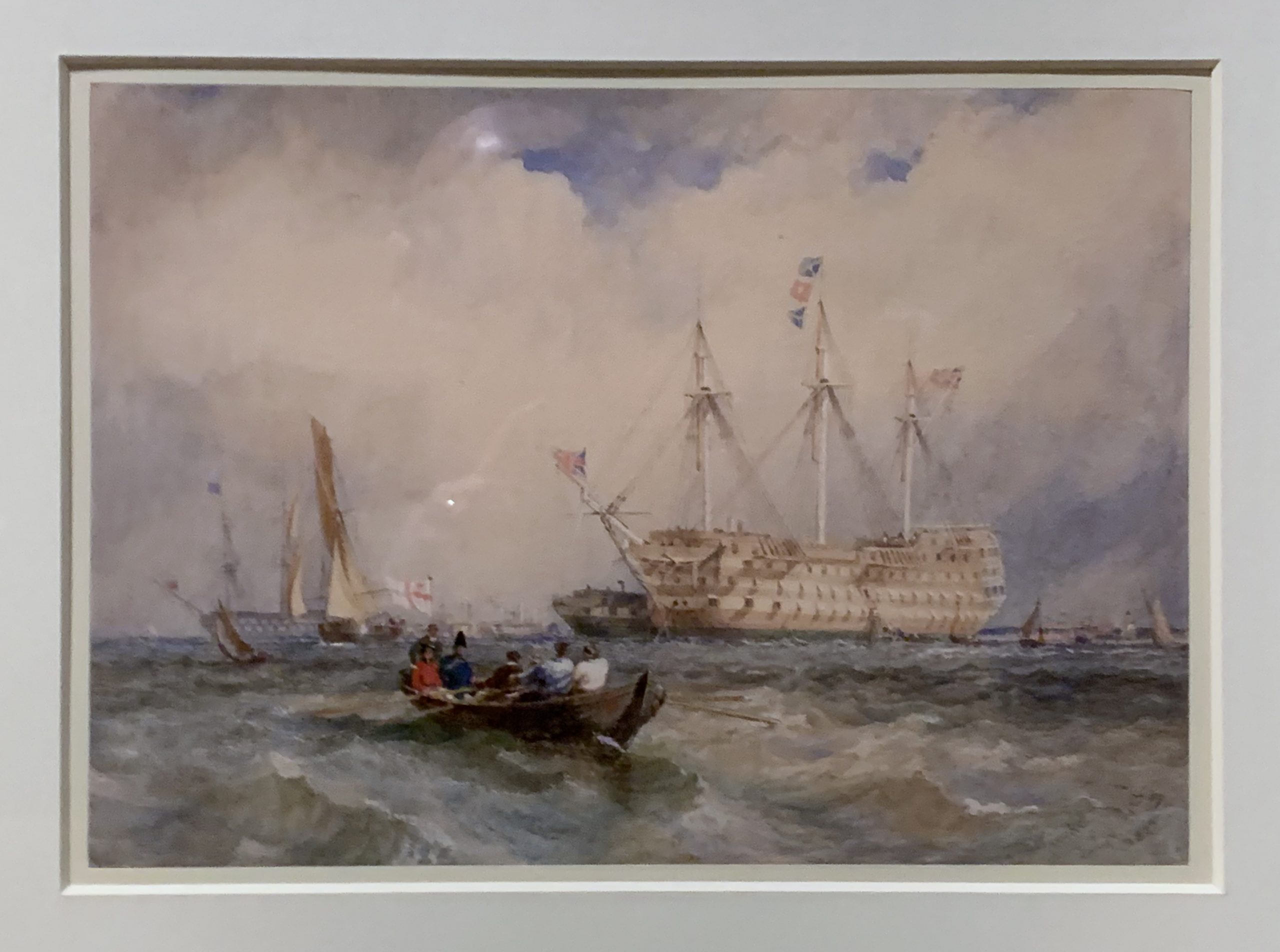 Ships of War in the Medway, off Sheerness