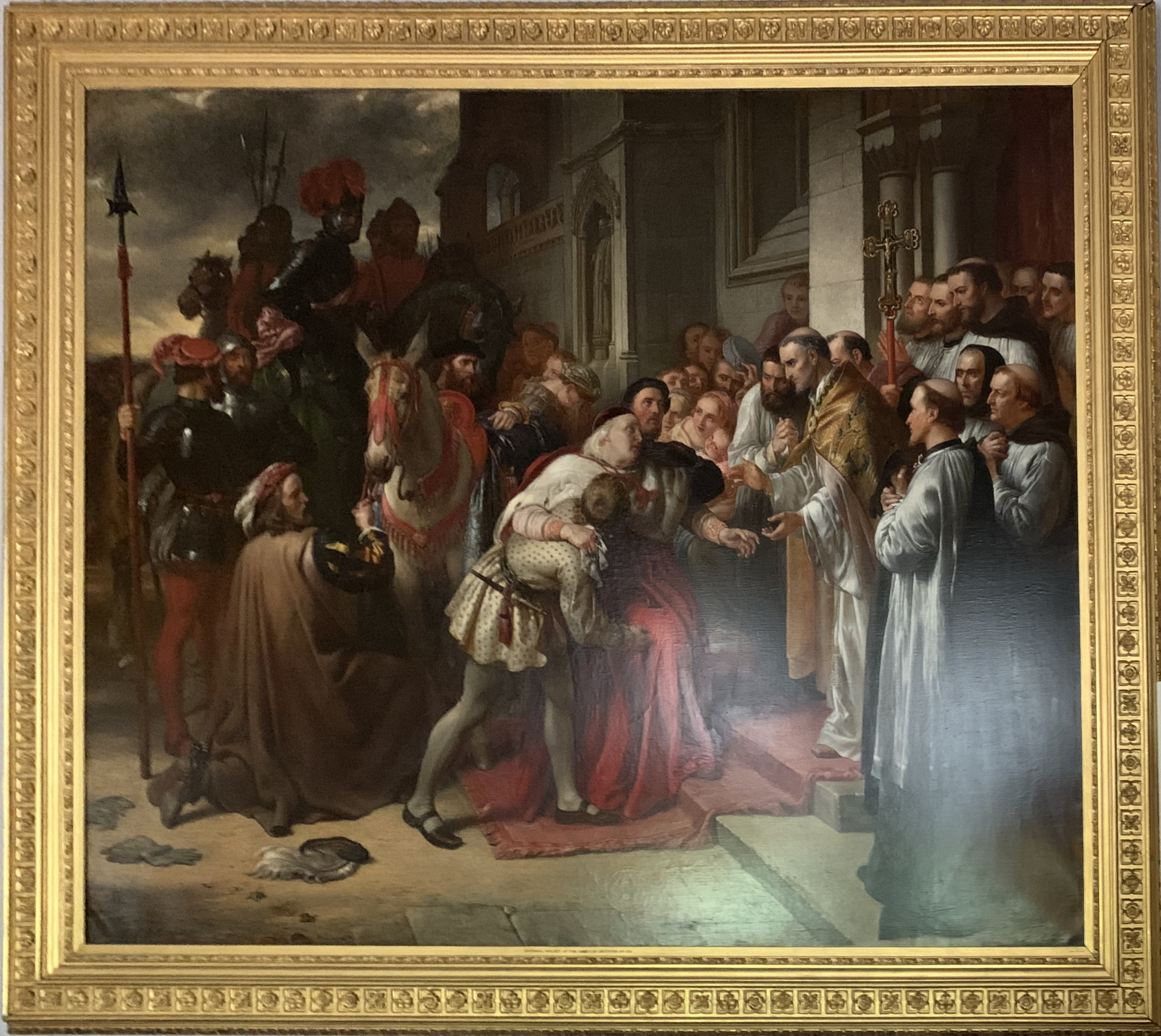 Cardinal Wolsey at the Gate of Leicester Abbey