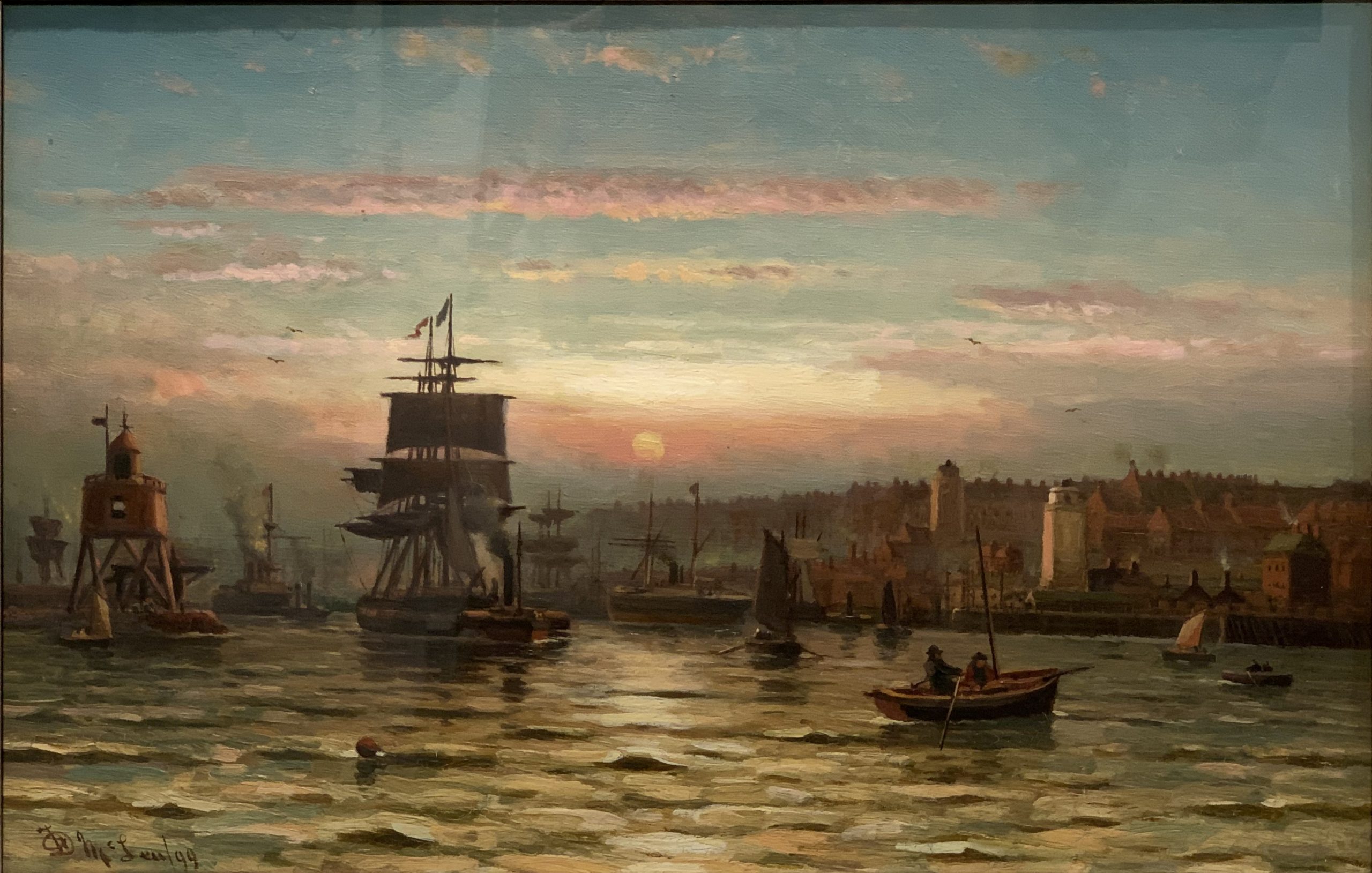 Entrance to the Tyne, Sunset