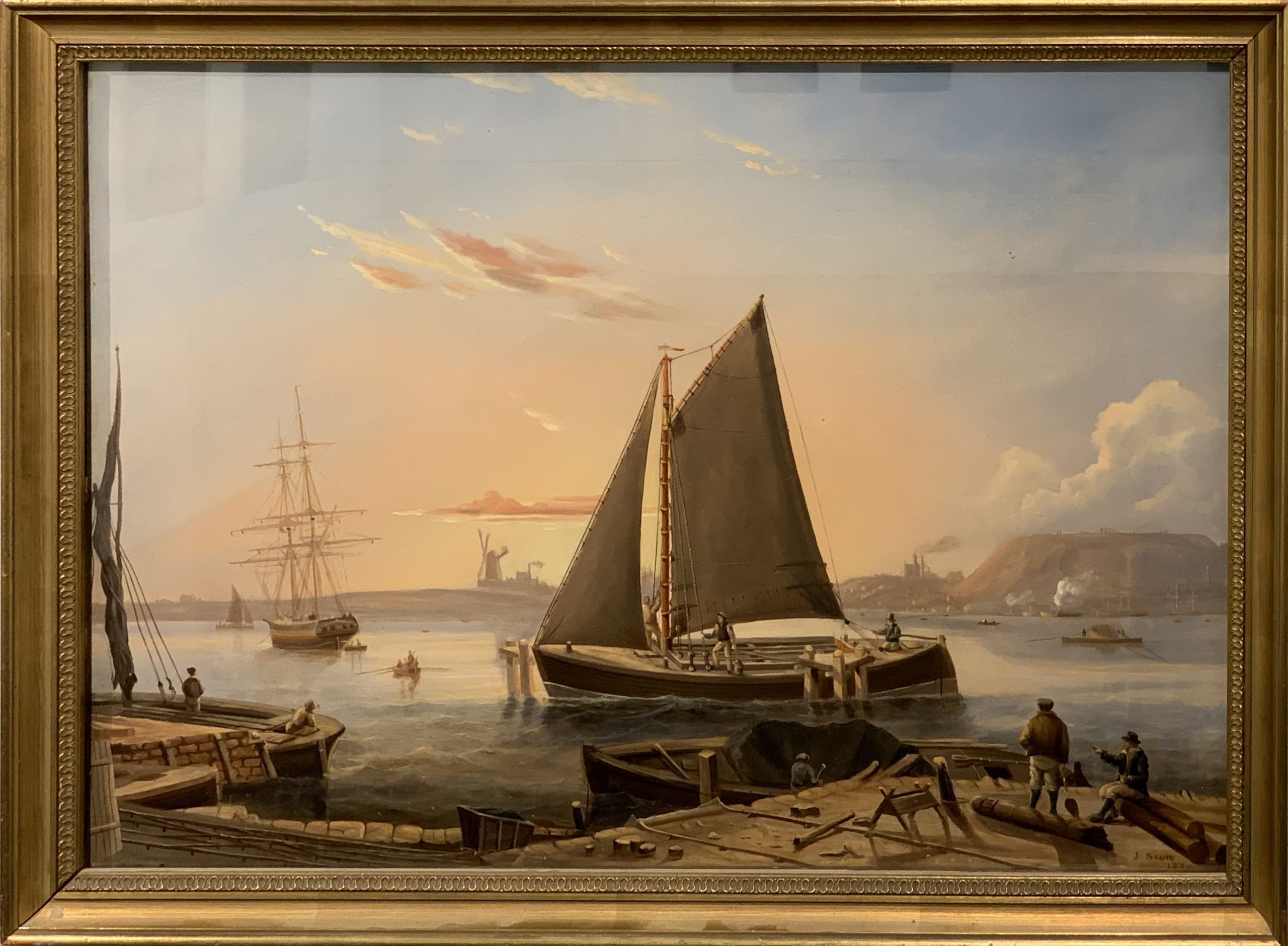 Tyne Wherry at the Mill Dam (or Keels)