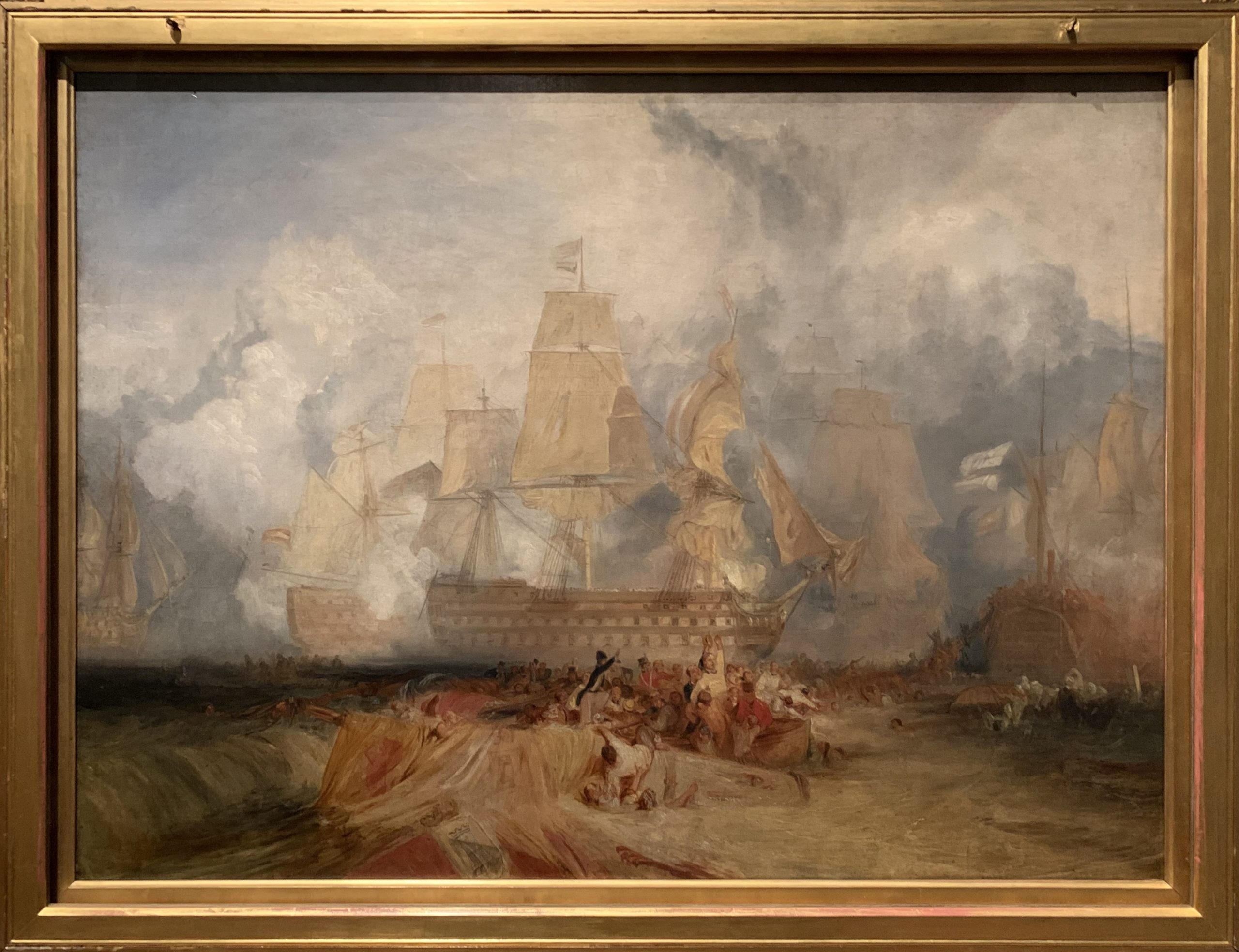 Second Sketch for ‘The Battle of Trafalgar’