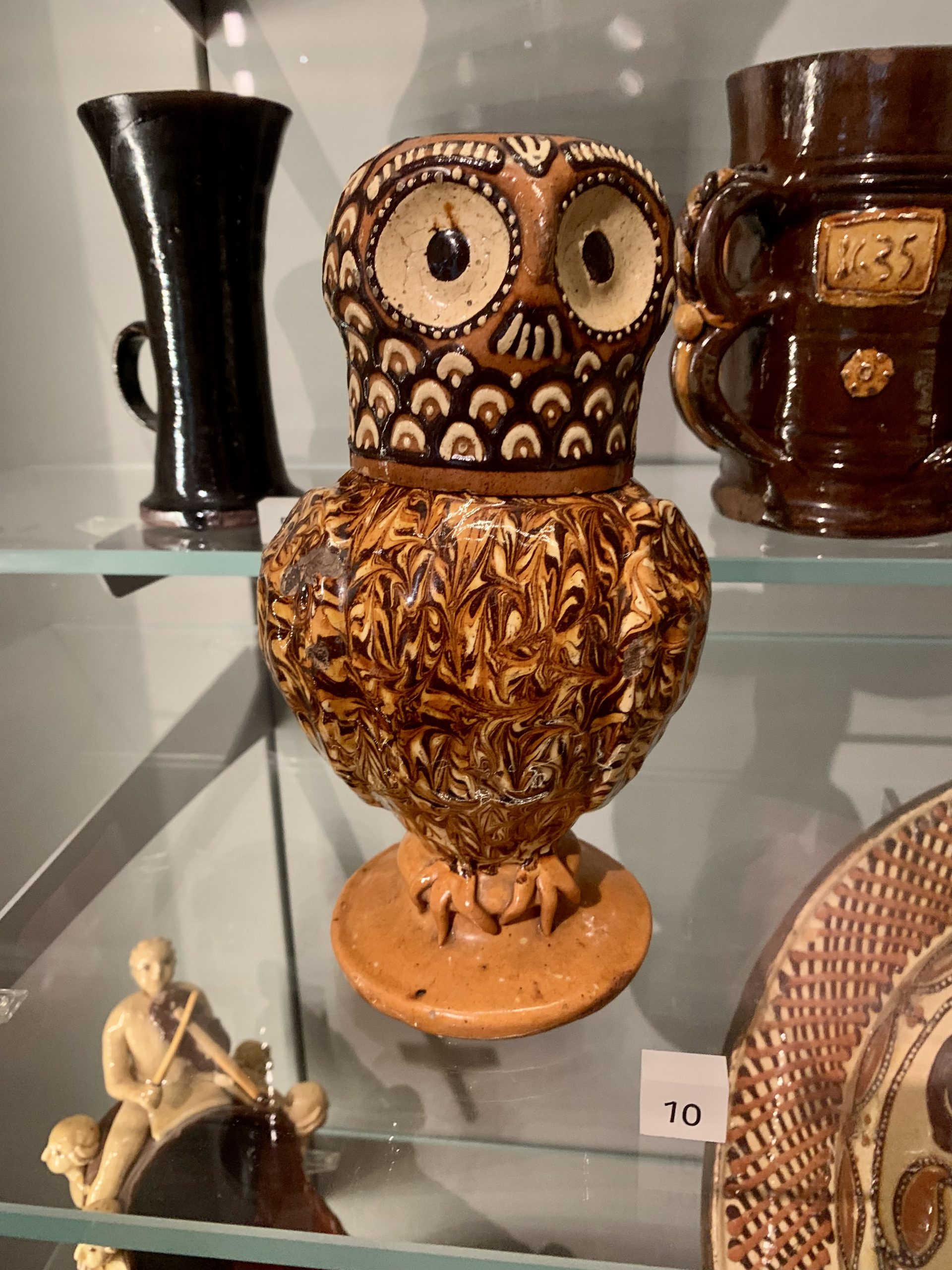 Owl jug and cup