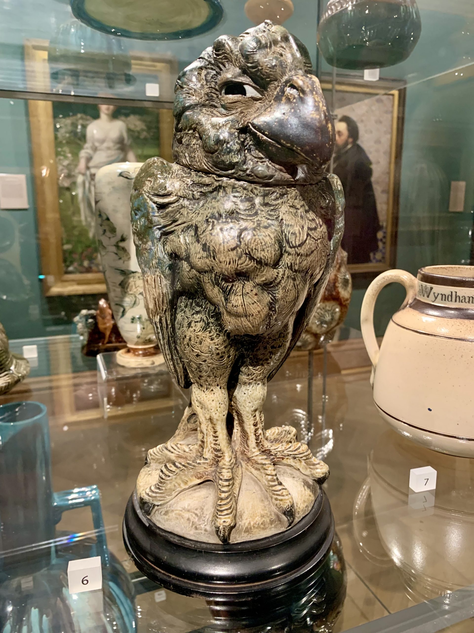 “Wally Bird” tobacco jar