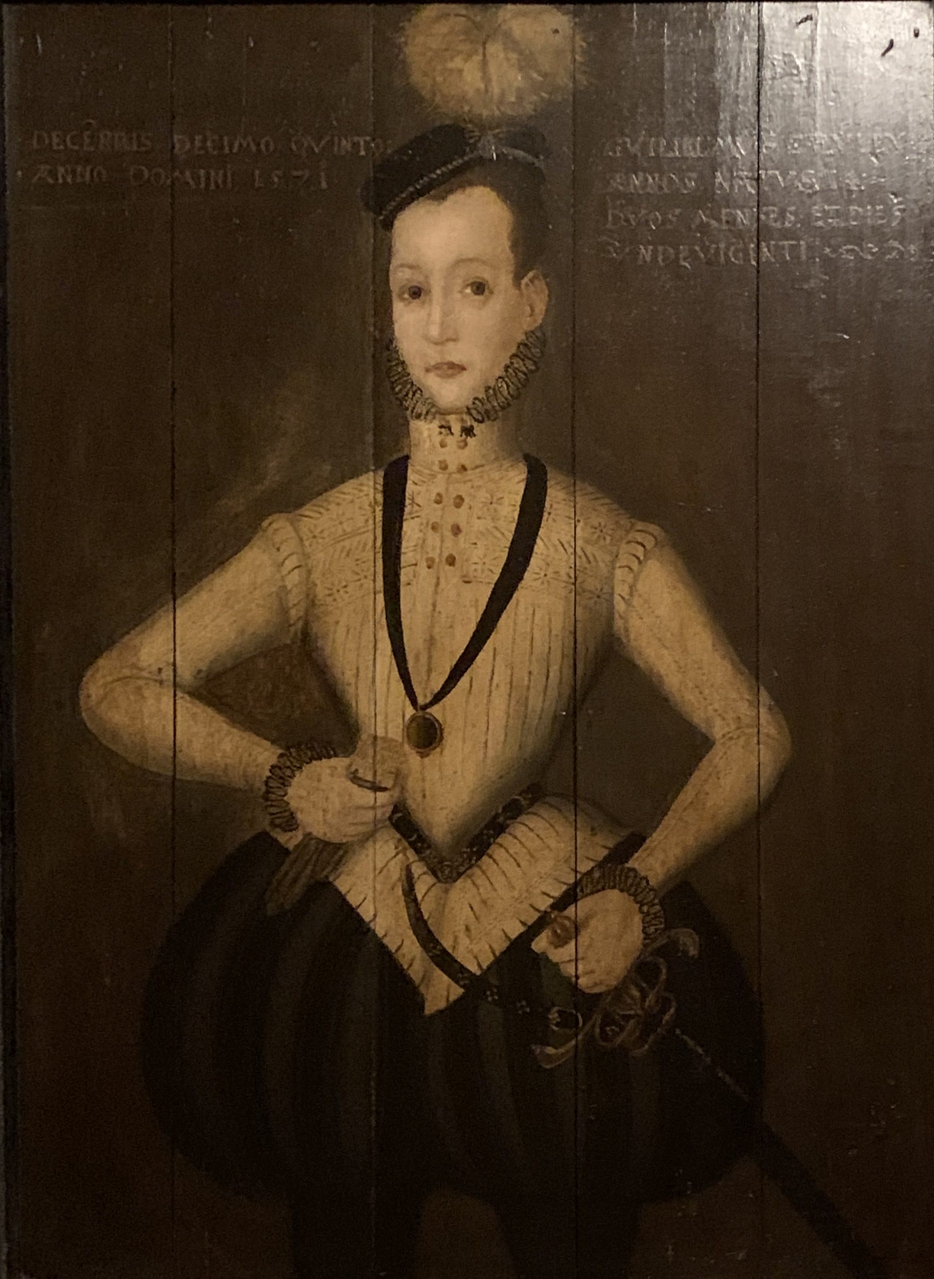 William Calverley (b.1557) as a Young Boy, aged 14