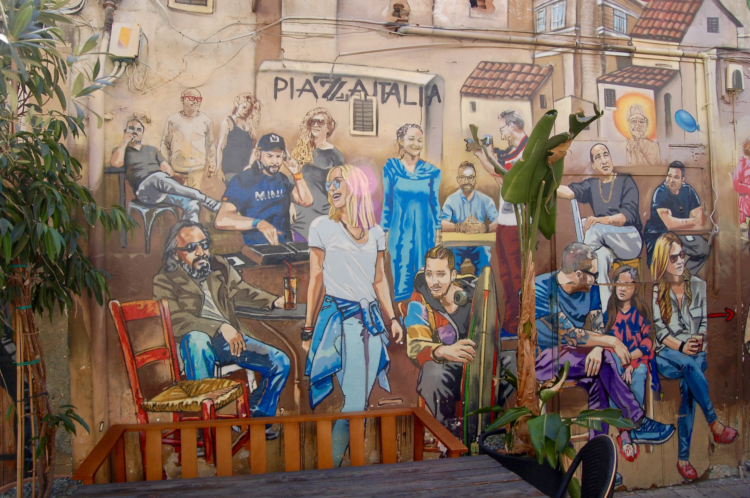 Thiseos Street Mural