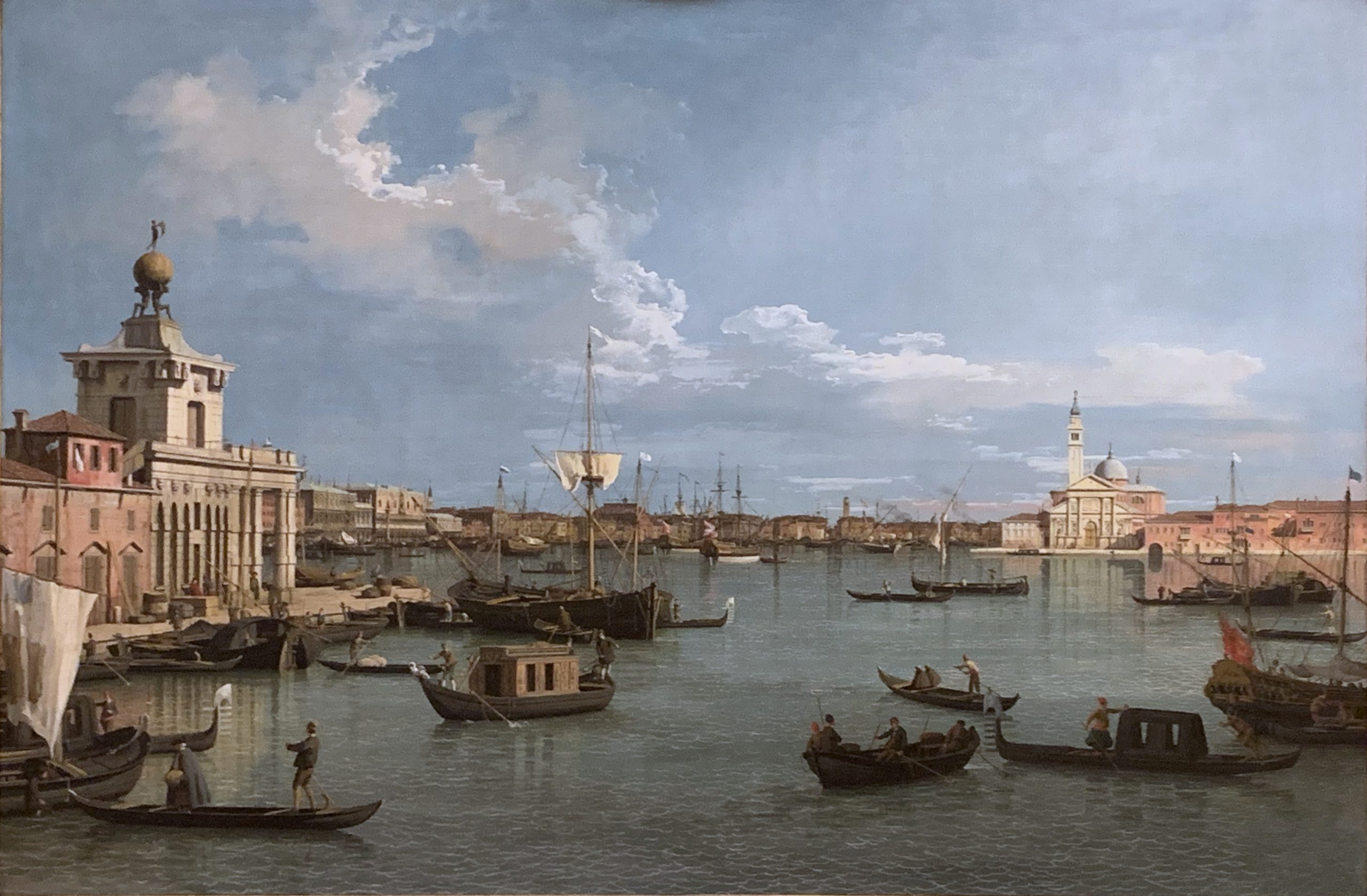 Venice: the Bacino di San Marco from the Canale della Giudecca