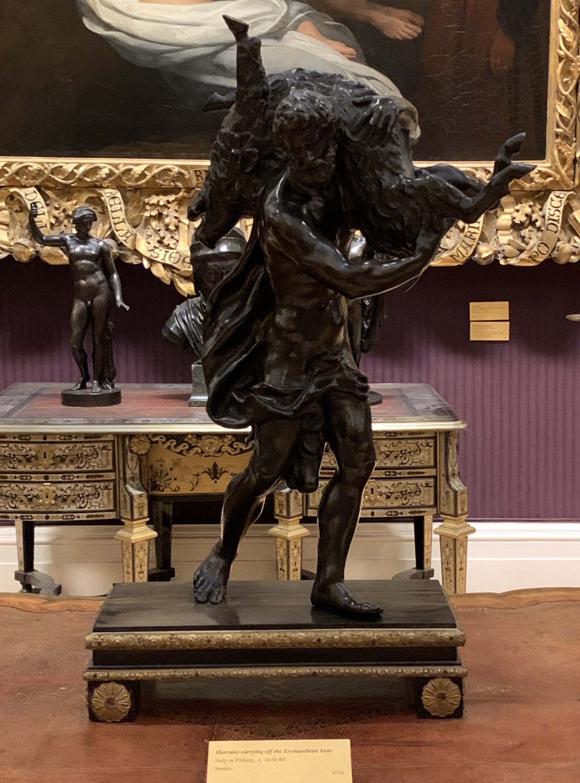 Hercules Carrying off the Erymanthian Boar