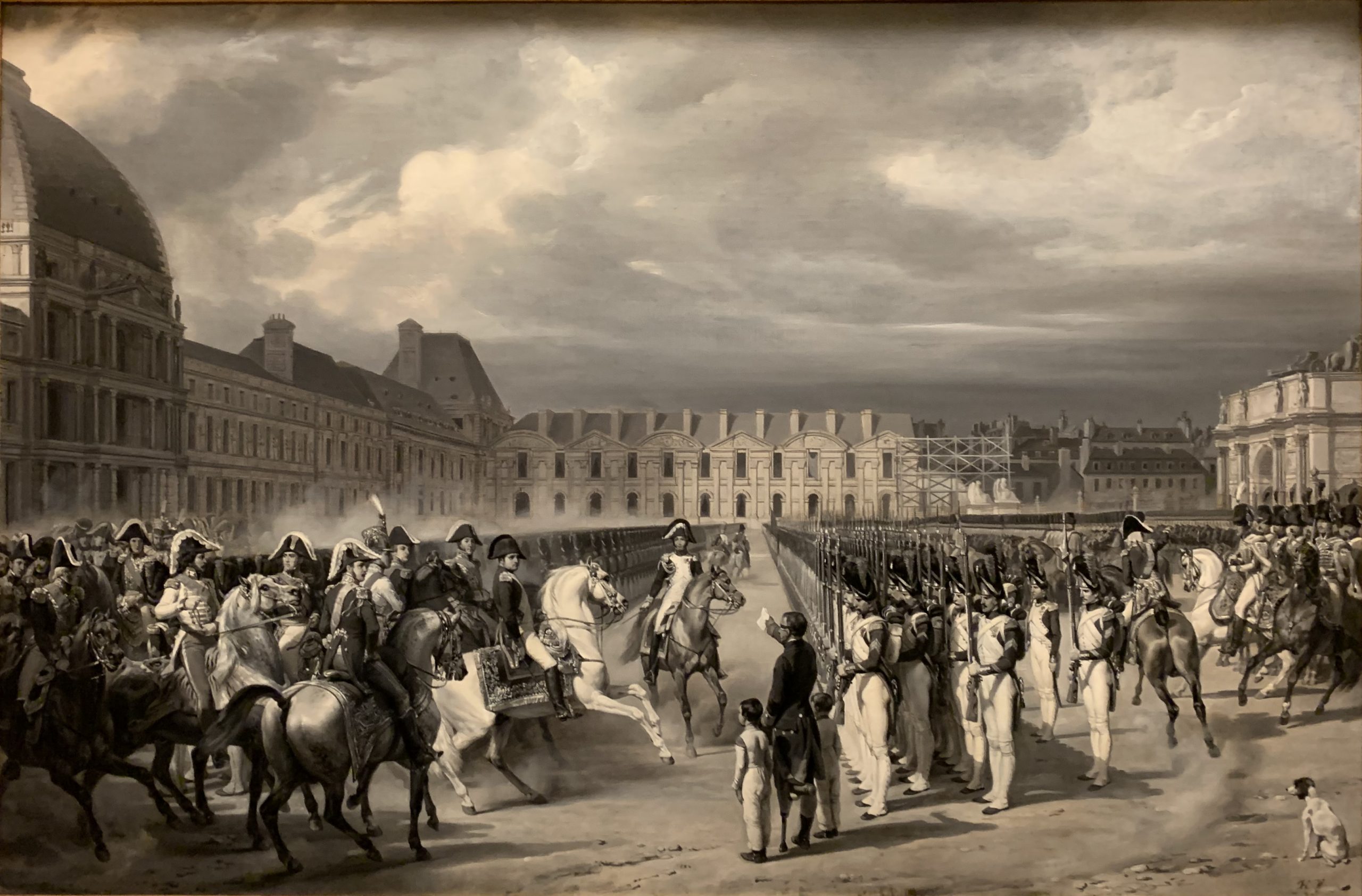 Napoleon reviewing the Guard in the place du Carrousel
