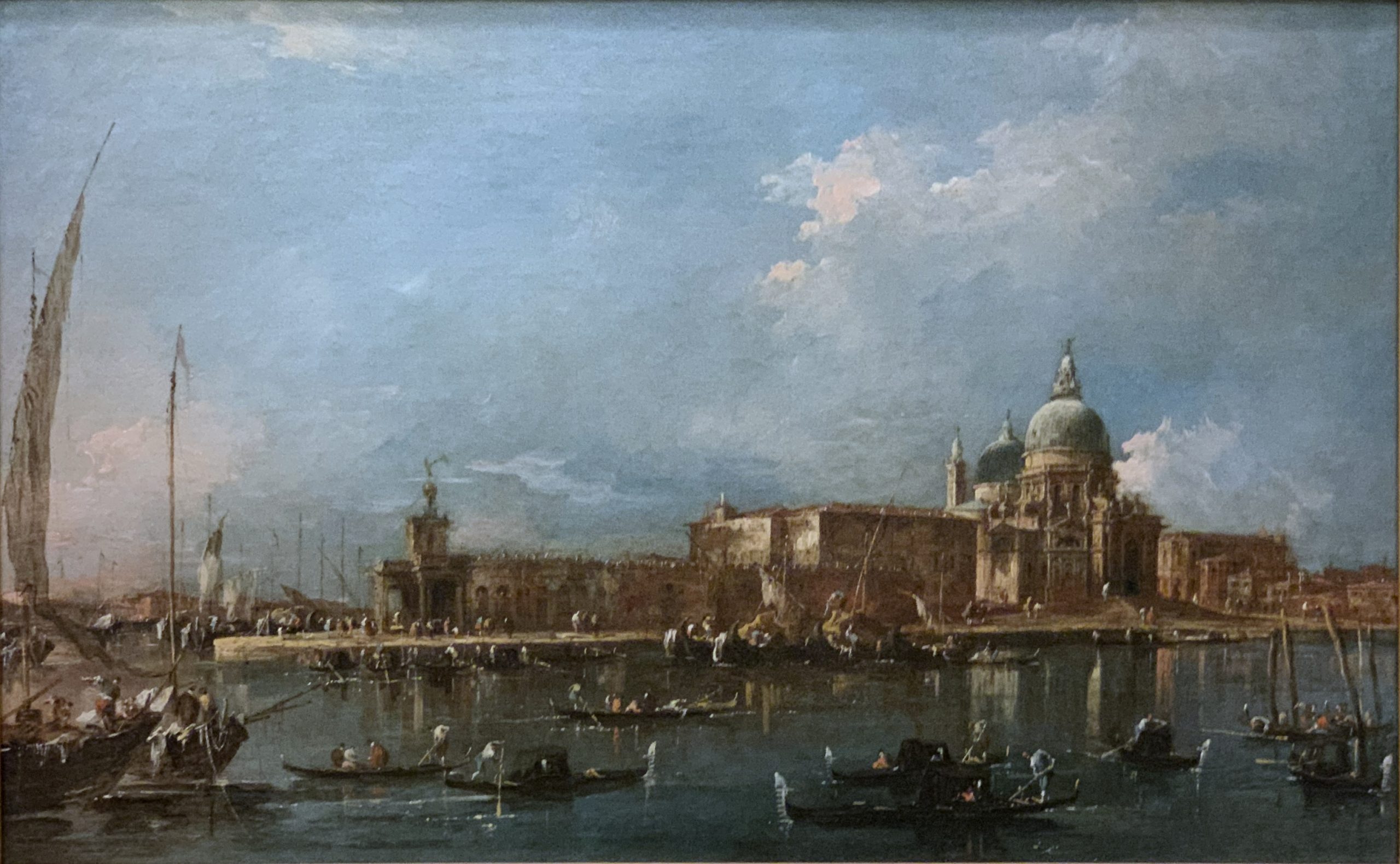 Venice: the Dogana with Santa Maria della Salute