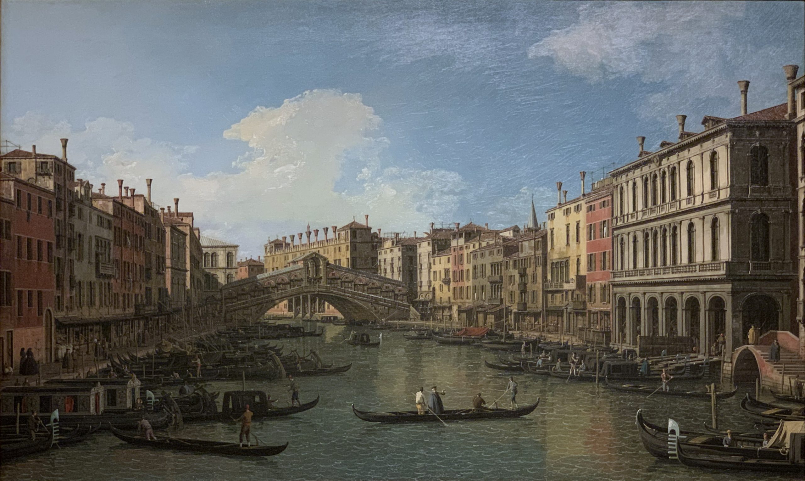 Venice: the Grand Canal from the Palazzo Dolfin-Manin to the Rialto Bridge