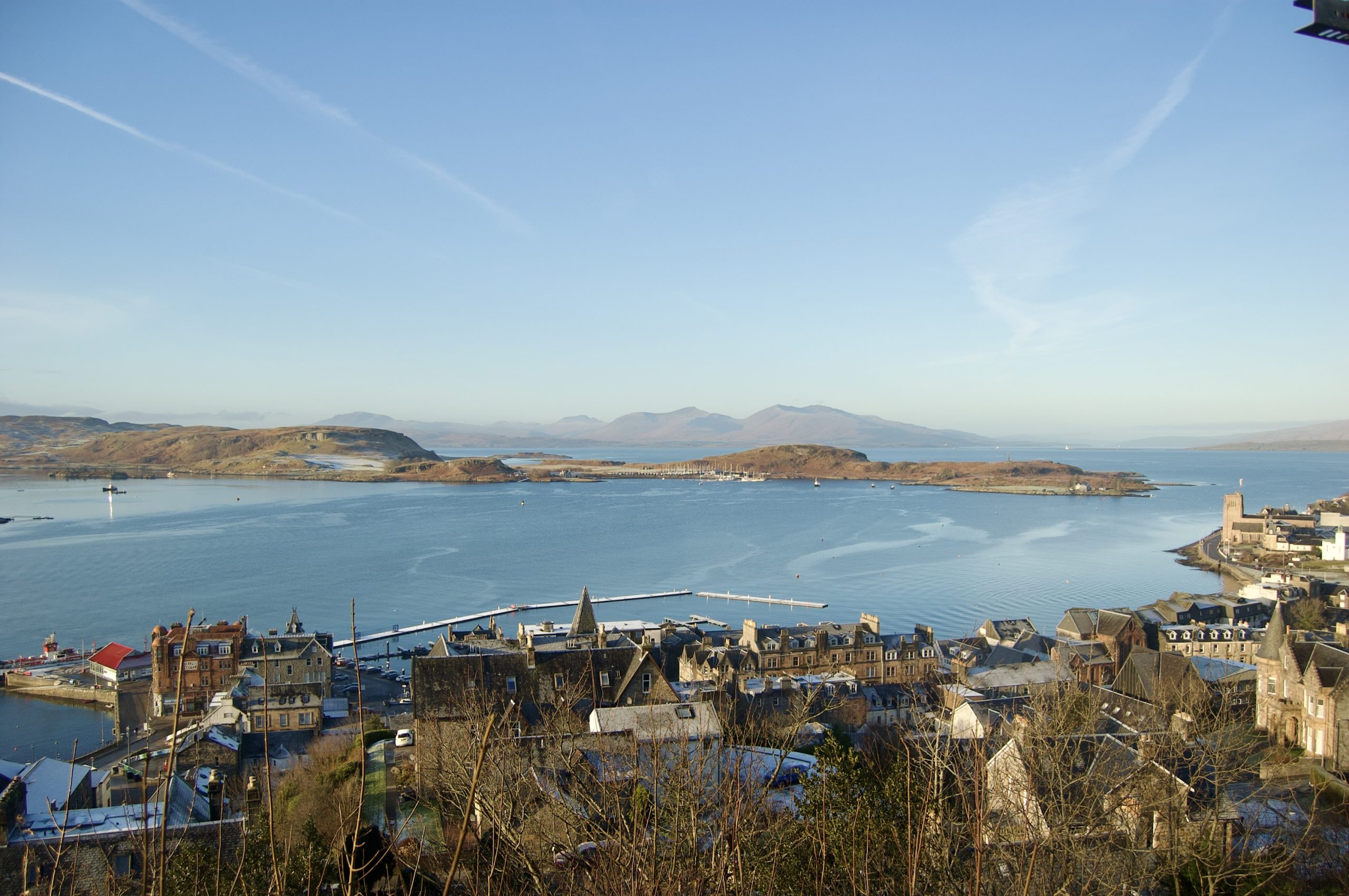 Oban Bay from McCaig’s Tower
