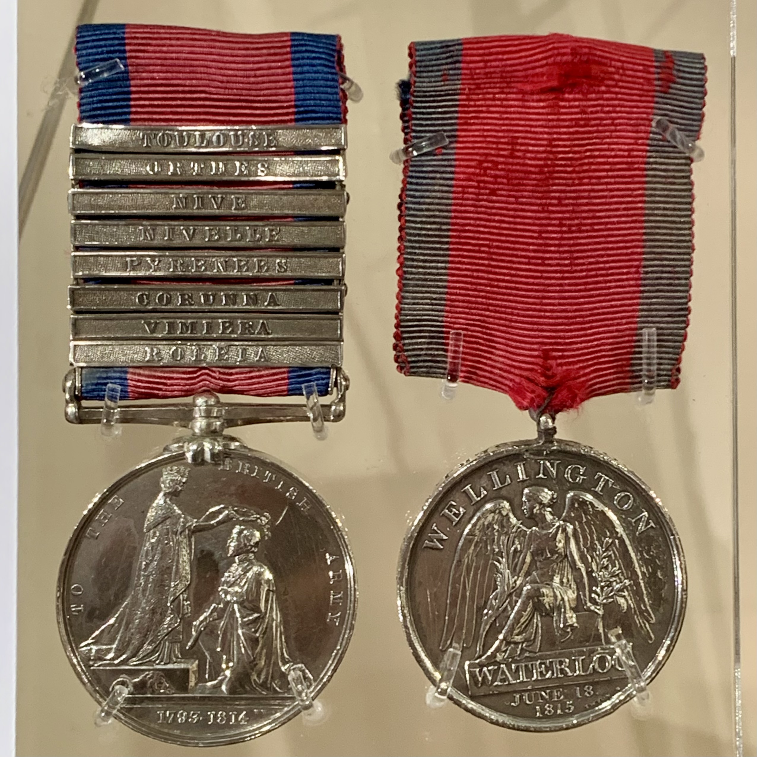 Military General Service Medal and Waterloo Medal