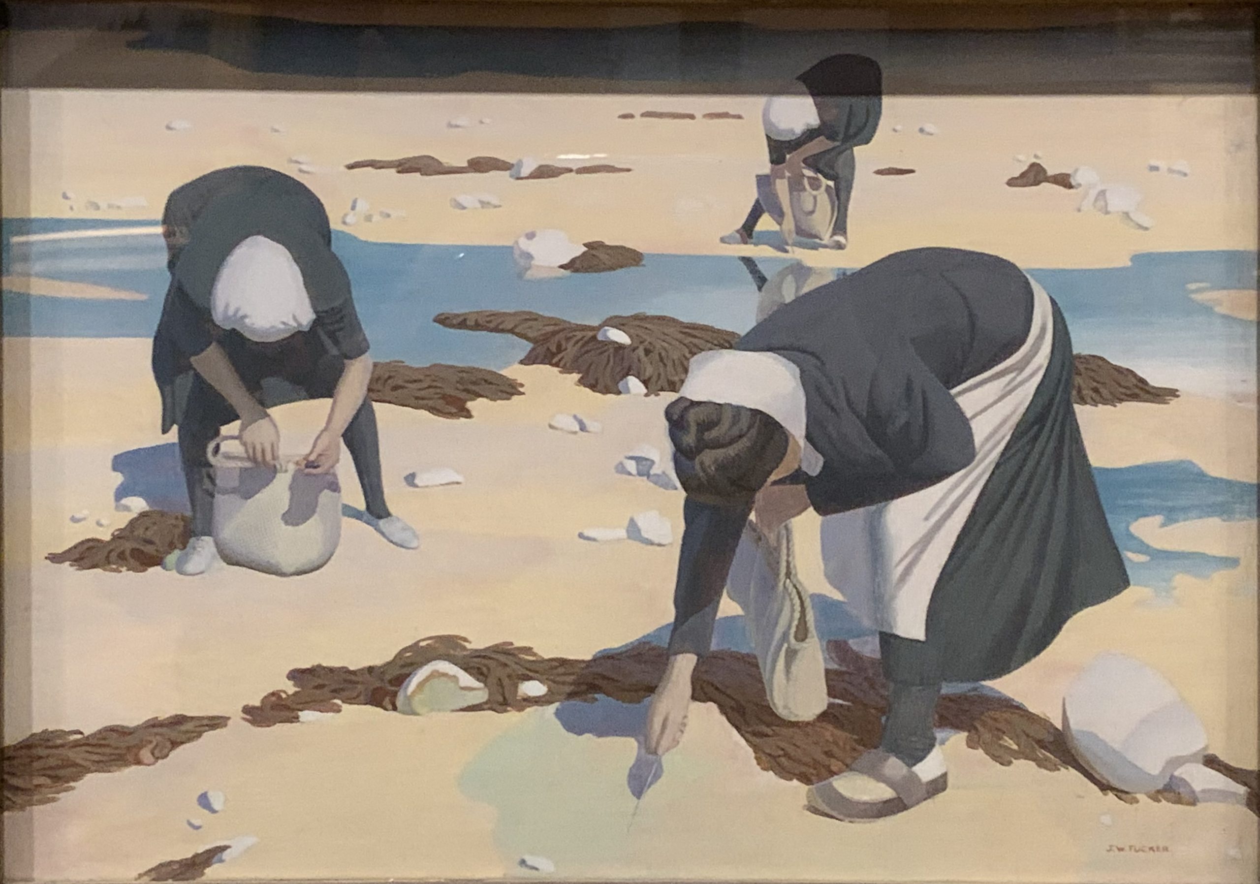 Gathering Shell Fish, St Servan, France