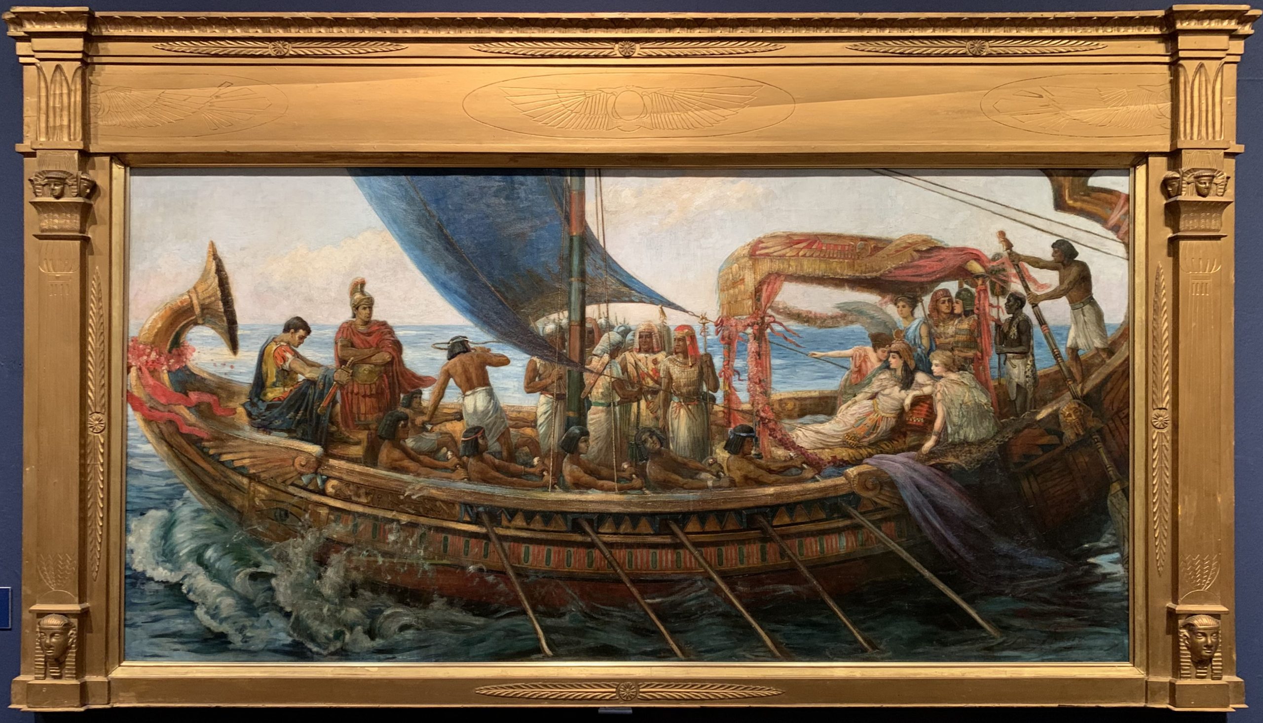 The Flight of Antony and Cleopatra from the Battle of Actium