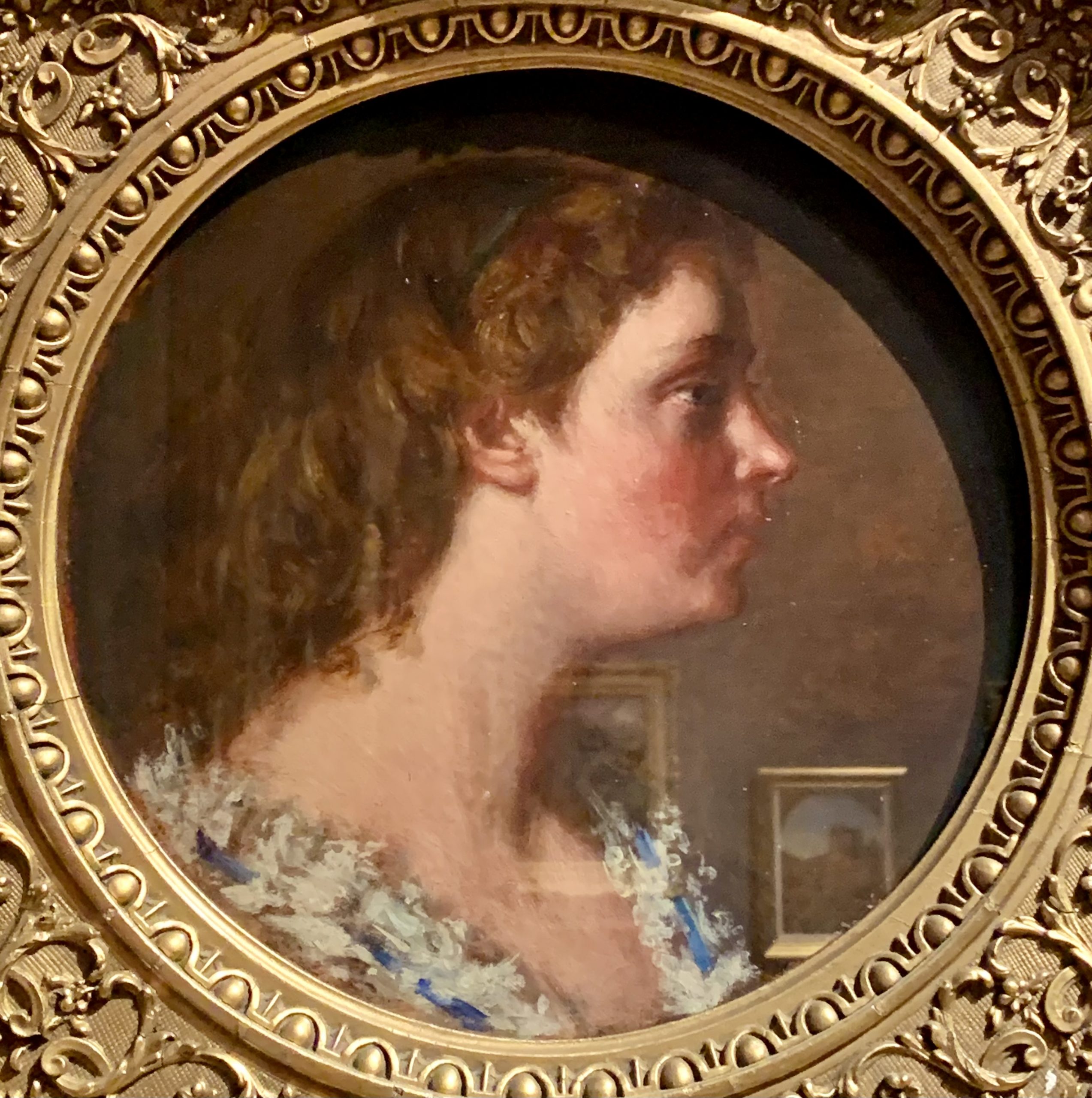 Portrait of a Girl in Profile