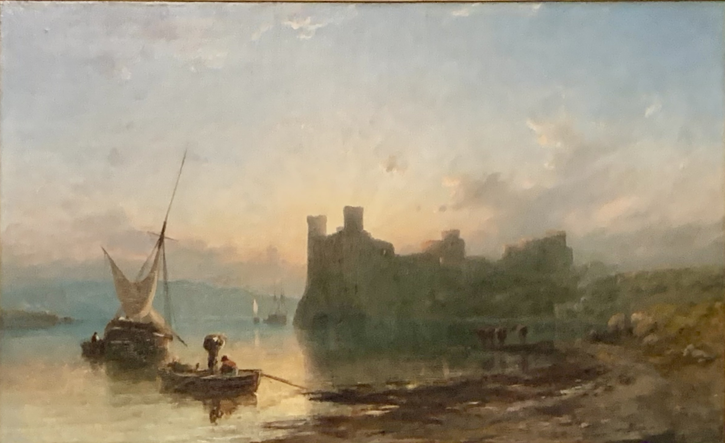 Caernarvon Castle at Sunset