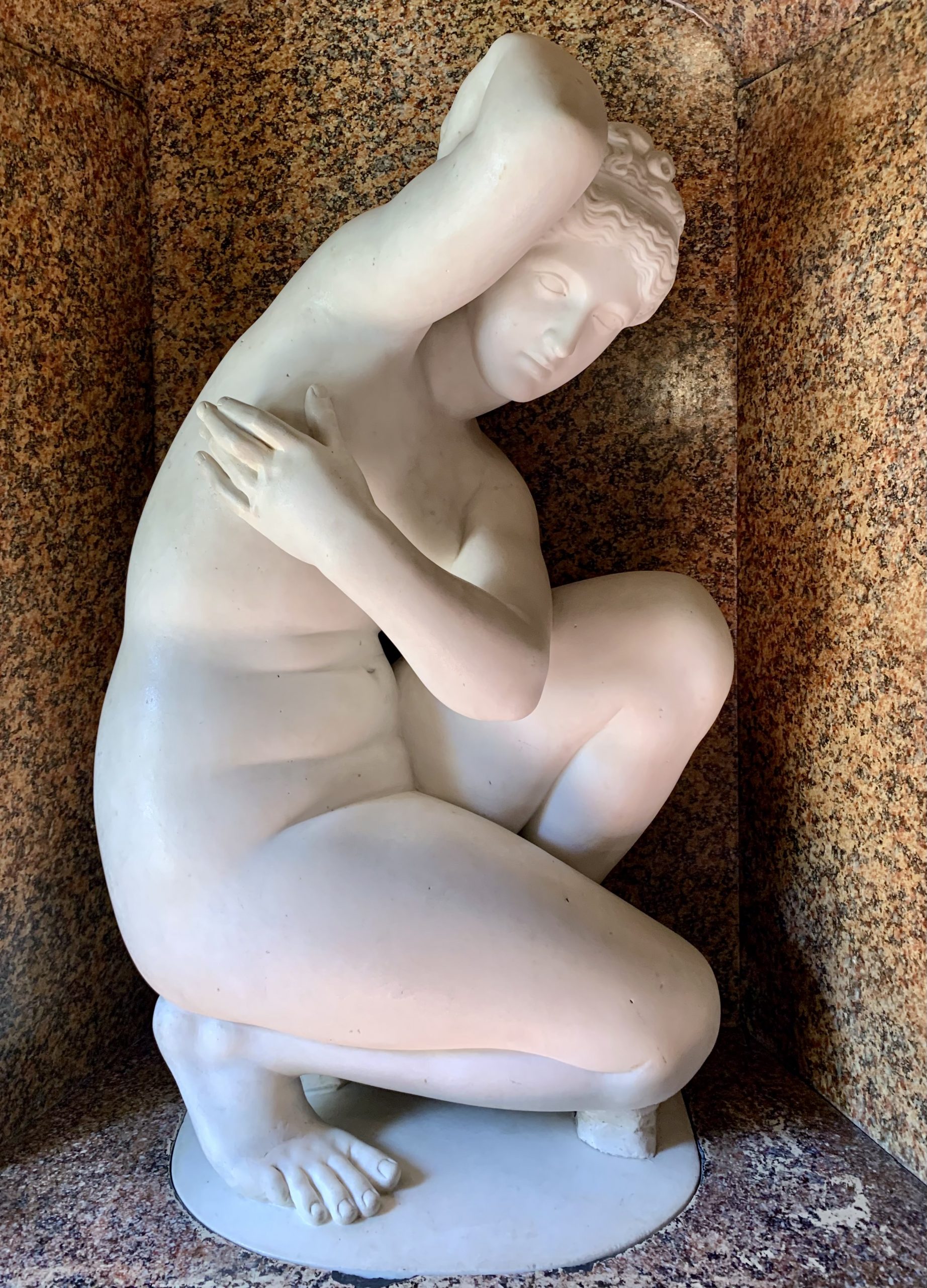 A woman at her bath