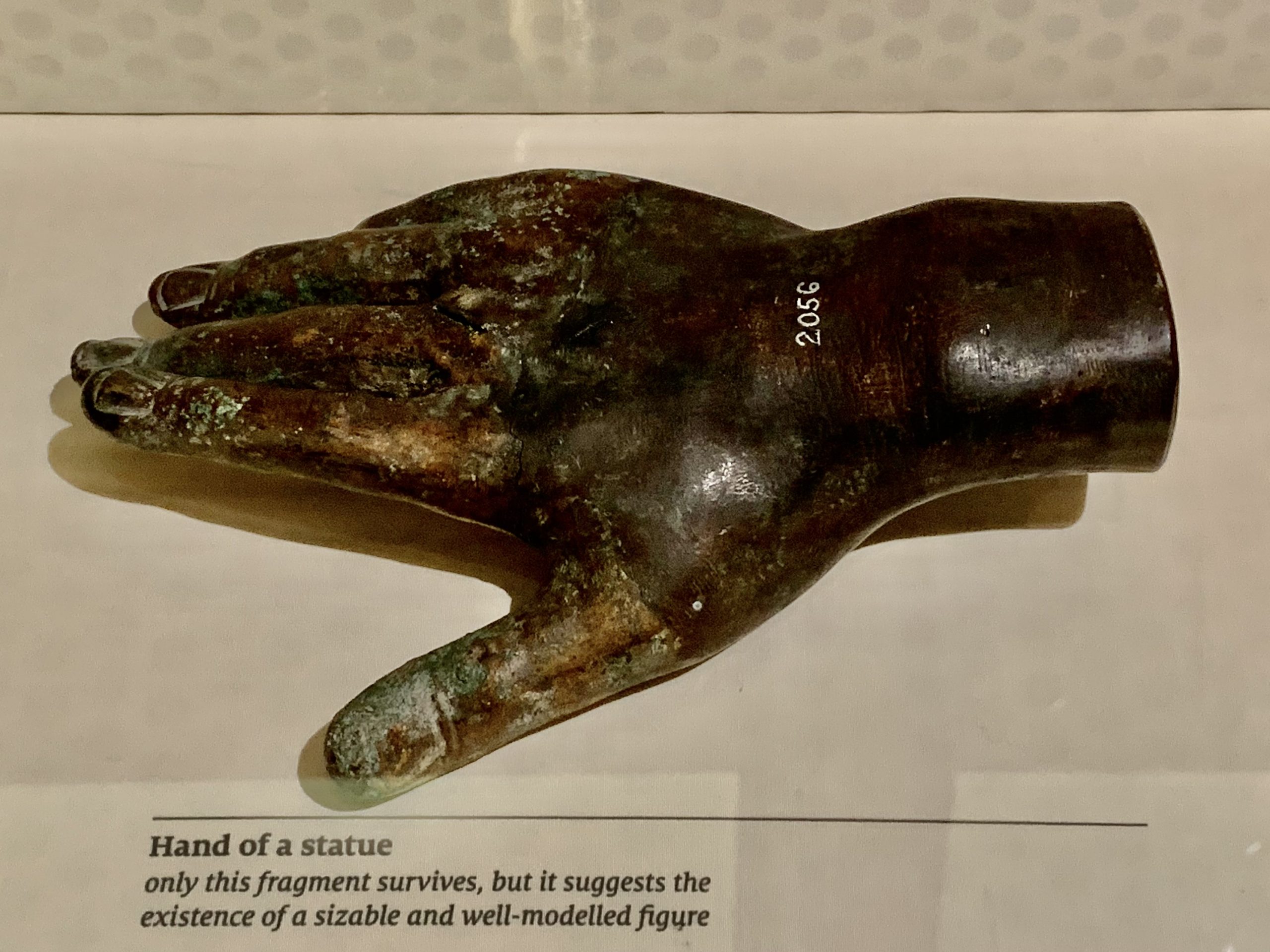 Hand of a statue