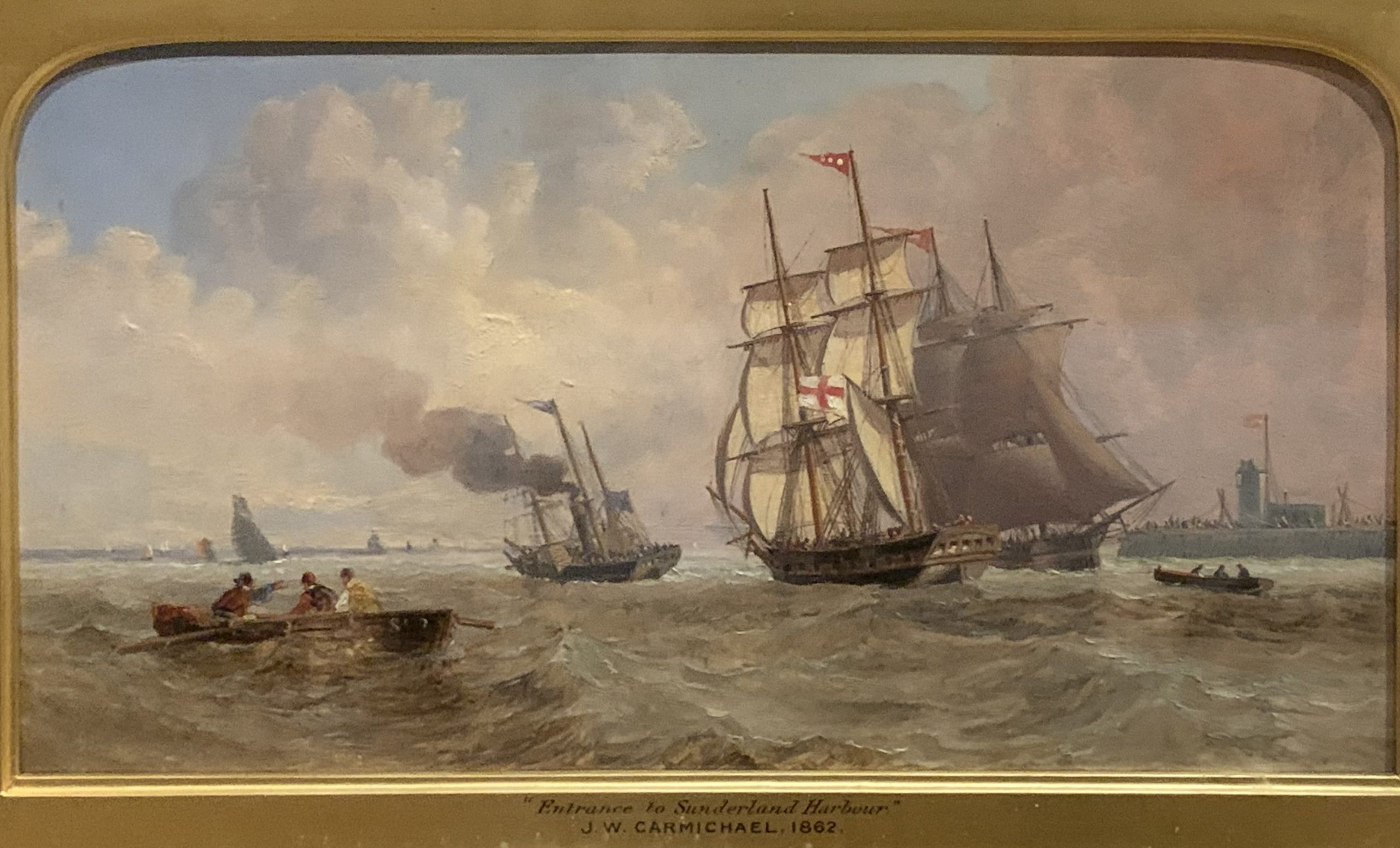 Entrance to Sunderland Harbour