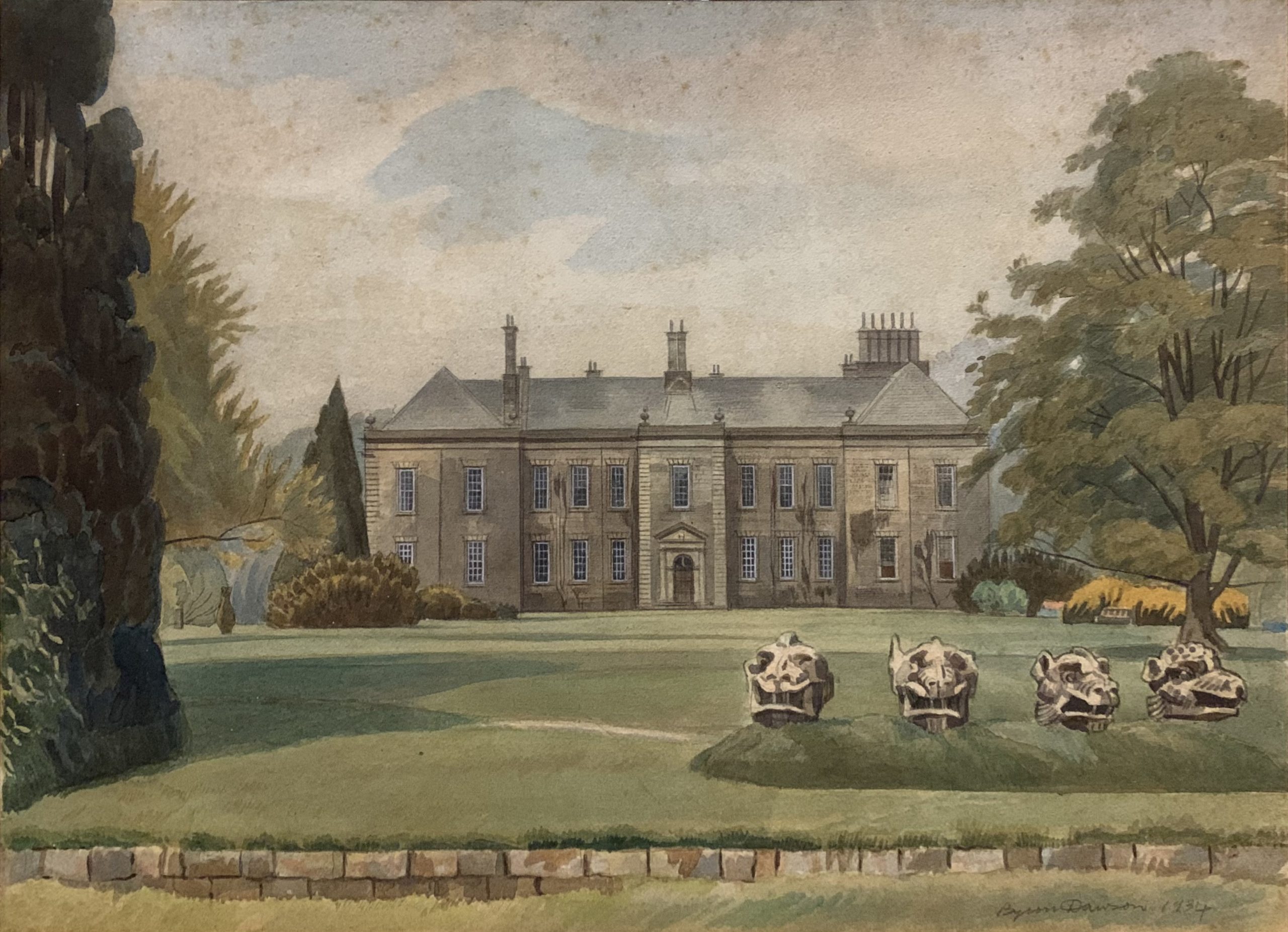 East Front, Wallington, Northumberland