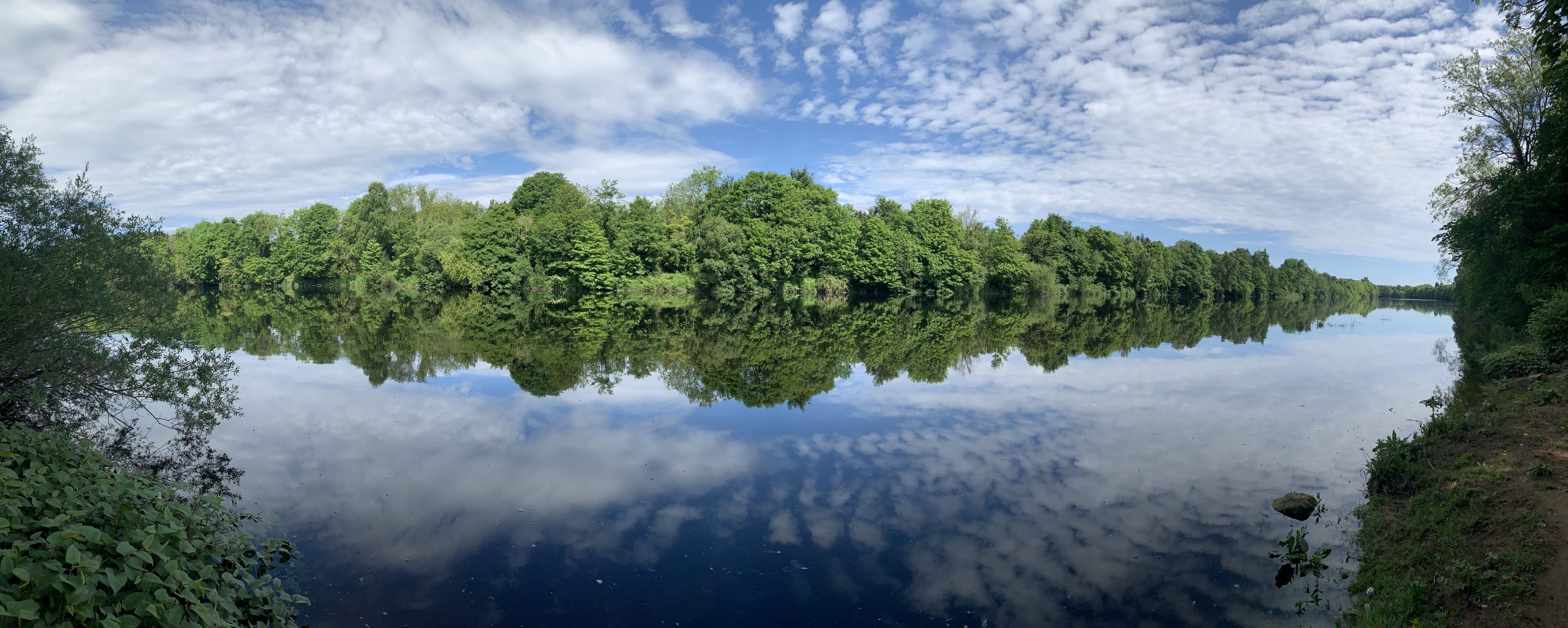The Tyne at Wylam (Panorama)